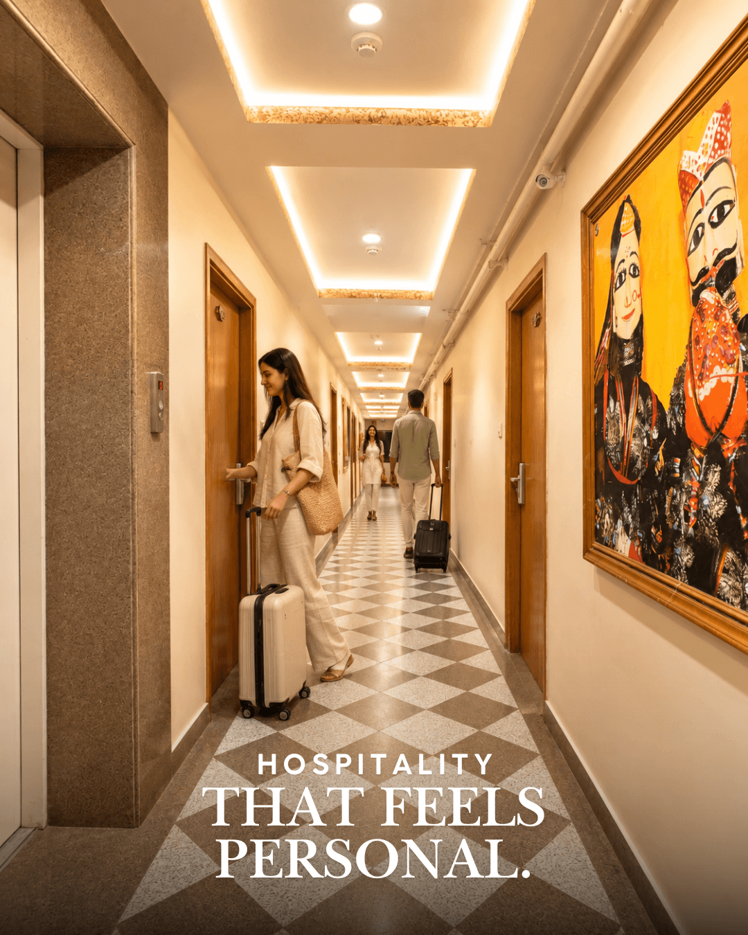 Hotel Marudhar Palace in Bikaner — Hotel common area