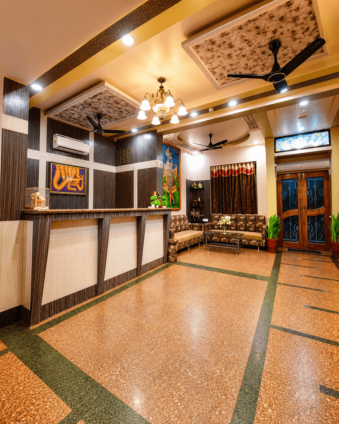 Hotel Marudhar Palace in Bikaner — Hotel reception